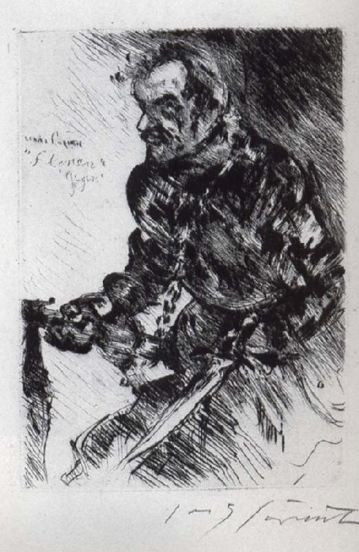 Lovis Corinth The actor Rudolf Rittner as Florian Geyer